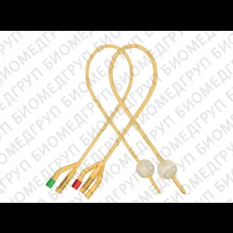 Катетер Фолея трехходовой, Ch/Fr 22, объем баллона 30 мл  Mederen