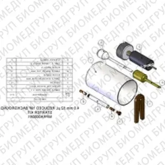 Стартовый набор, 4,0 мм, 52 мкл, уменьшенный 19F Включает набор упаковочных инструментов, 5 роторов в сборе и 6 комплектов запасных прокладок и колпачков. В фоновых роторах уменьшенного размера 19F вместо ПТФЭ используется прокладка/колпачок Vespel