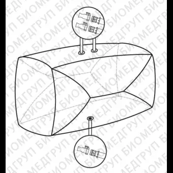 Мешки для сбора, хранения и транспортировки культуральной жидкости 3D Productainer BPCs, 100 литров, материал ASI 26/77, 3 порта, Thermo FS, SS00165I