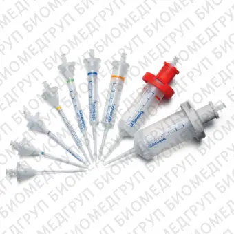 Шприцынаконечники Combitips Advanced на 10.0 мл Eppendorf Quality, цвет маркировки оранжевый, 100 шт/уп 4 упаковки по 25 штук