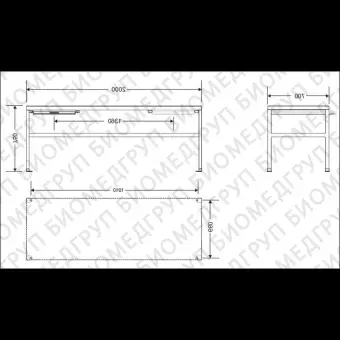 Рентгенографический стол HRX2000