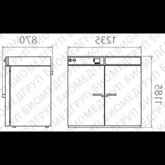 Камера испытательная тепло, 5 выше комн....300С, M400, 400 л, Binder, 90100204