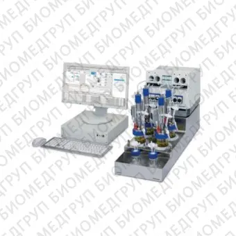 Система минибиореакторов DASbox для применения в области микробиологии, макс. подача газа 25?ст. л/ч, 8модульная система