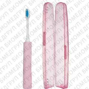 Hapica Minus iON Case ионная звуковая зубная щетка, розовая