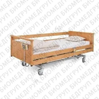 Многофункциональная кровать c деревянными спинками