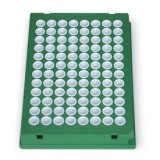 Планшеты для ПЦР, 96-лун., Hard-Shell, с юбкой, низкий профиль, зеленые с белыми лунками, полипропилен, 50 шт/уп., Bio-Rad, HSP9645