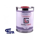 Gorky Liquid Dental Castable LCD/DLP - фотополимерная смола для прямой отливки зубных имплантов, цвет синий, 1 кг