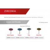 Полир на держателе ZIRCONIA для финишной обработки керамики 1шт. Reddish Stone (CZDPWR 26 мм x 2 мм Линза Красный )
