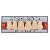 Зубы акриловые Acry Rock фронтальные верхние (планка 6 зубов) (D3 S-48)