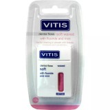 Vitis Waxed Dental Floss FM зубная нить со фтором и мятой
