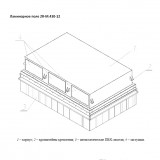 Поле ламинарное 1800х1200 (ламинаризатор Rv, воздуховод прямоугольного сечения)