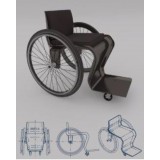Инвалидная коляска с ручным управлением Adult Wheelchair Carbon Fiber